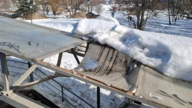 Крышу у перехода под Соковским мостом в Иванове починят до 20 марта