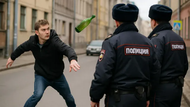 В Кинешме парень так хотел выпить, что сломал полицейскому нос