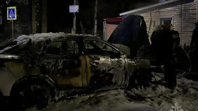 Ночью в Иванове сгорел очередной автомобиль