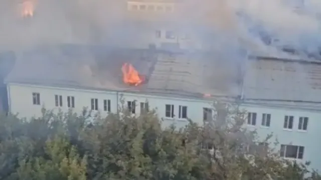 В Иванове произошел серьезный пожар в одном из общежитий