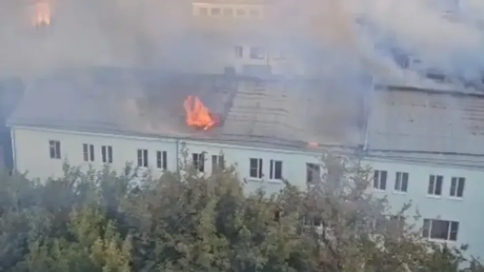 В Иванове произошел серьезный пожар в одном из общежитий