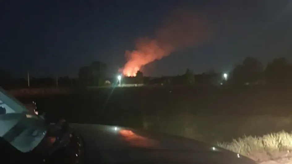 В выходные в Тейковском районе на полигоне «Залесье» произошел пожар