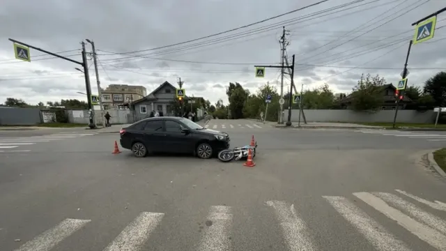 За день два водителя питбайка в Иванове отправились в больницу