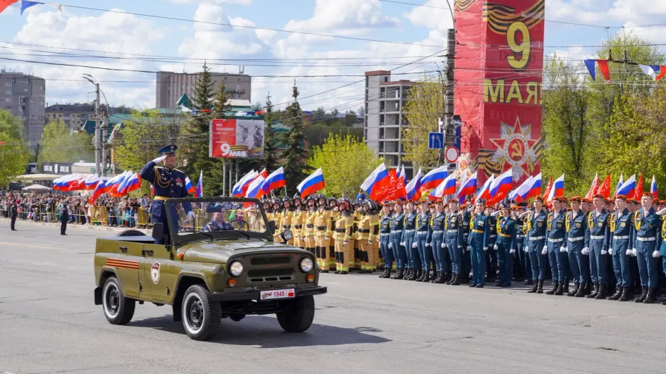 Ивановская область отметила День Победы торжественным парадом