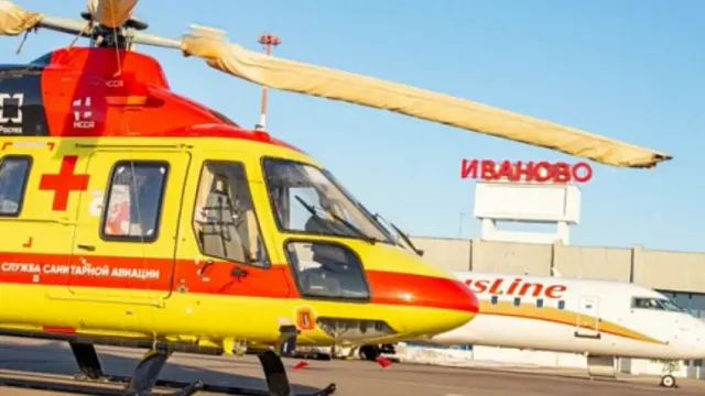 Вертолет санавиации за 20 минут доставил пациента с инсультом из Пучежа в Шую