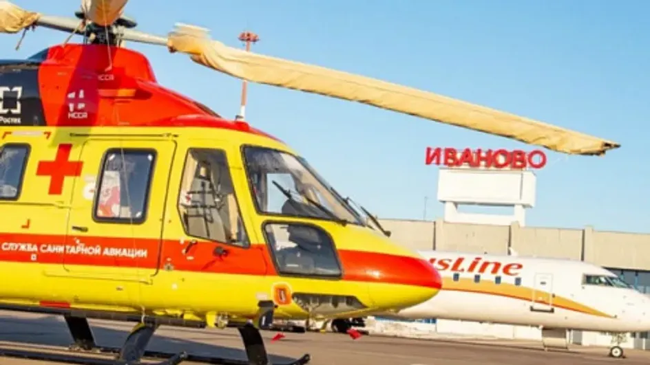 Вертолет санавиации за 20 минут доставил пациента с инсультом из Пучежа в Шую