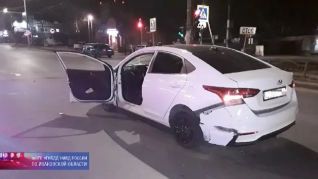 В Иванове пьяный мужчина на Kia Rio врезался в Hyundai Solaris, затем в его водителя и сбежал