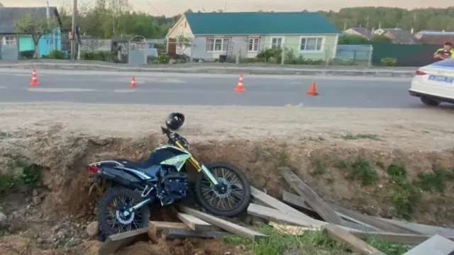 В Кинешемском районе произошло ДТП с несовершеннолетним мотоциклистом