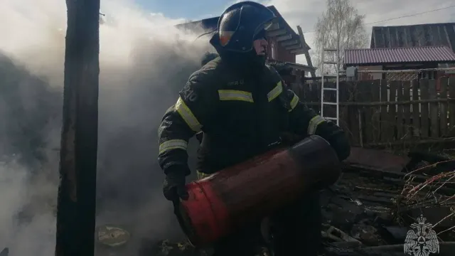 В Заволжском районе чуть не взорвалась баня