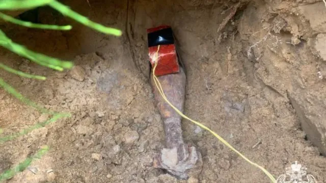 В Тейковском районе граждане нашли серьезный боеприпас