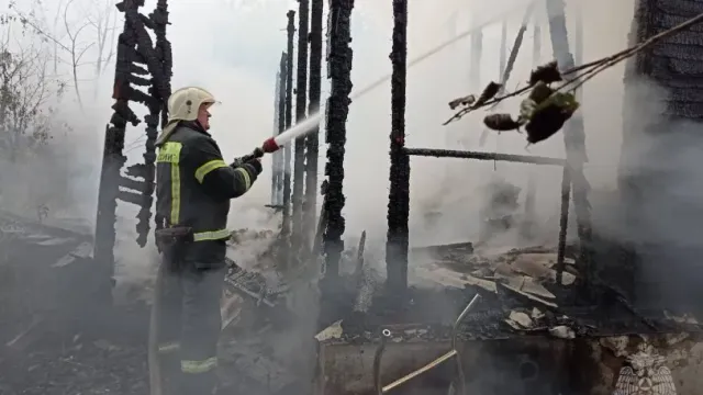 В Палехе сгорел дом, где раньше на пожаре погиб мужчина