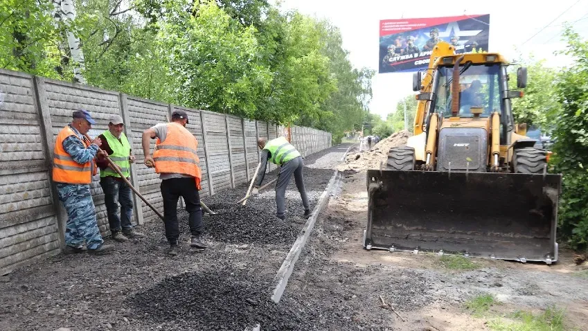 В Иванове в микрорайоне «Видный» будут восстанавливать покрытия на тротуаре