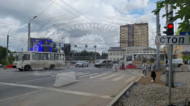 В Иванове столкнулись два маршрутных автобуса «ПАЗ»