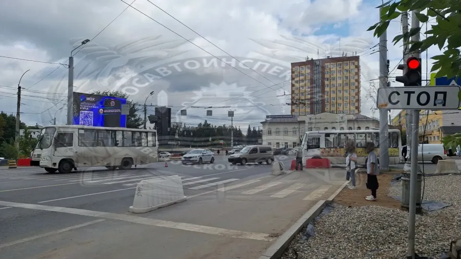 В Иванове столкнулись два маршрутных автобуса «ПАЗ»