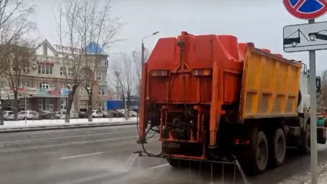 В Иванове за сутки на дороги было израсходовано свыше 70 тонн пескосоляной смеси