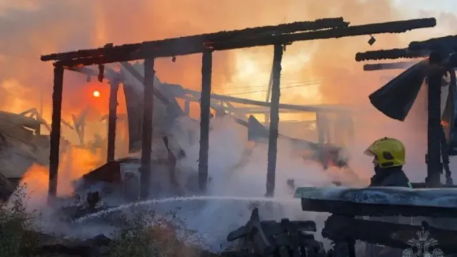 В Юрьевце при пожаре найдено тело погибшего бомжа