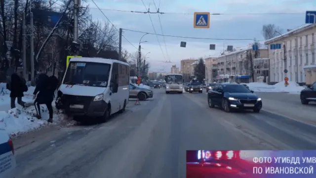 В Иванове две маршрутки 8 февраля попали в ДТП