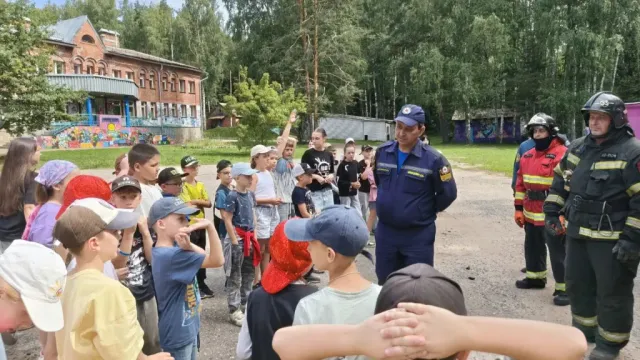 В лагере «Строитель» прошел День безопасности для детей