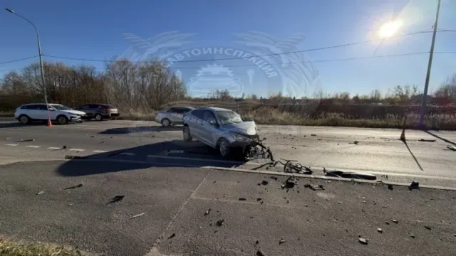 В Ивановской области Hyundai Solaris угодил под бетономешалку