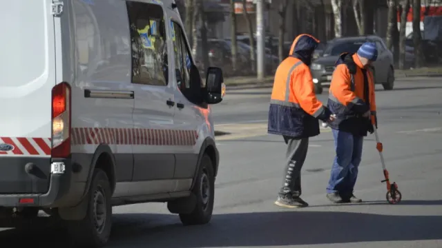 В Иванове подрядчик начал подготовку к разметке дорог