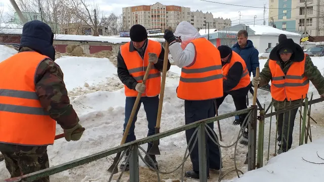 В Иванове сбор и вывоз снега запланирован на ул. Некрасова