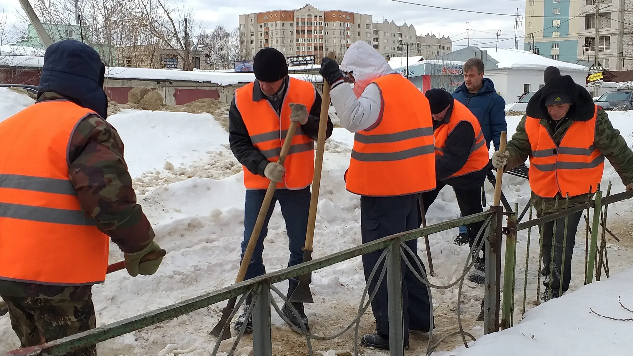 В Иванове сбор и вывоз снега запланирован на ул. Некрасова