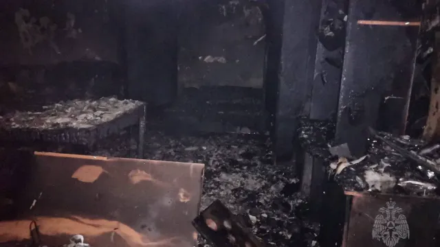 На пожаре в Ново-Талицах погиб мужчина