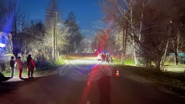 В Шуйском районе пьяный мопедист сбил пьяного пешехода