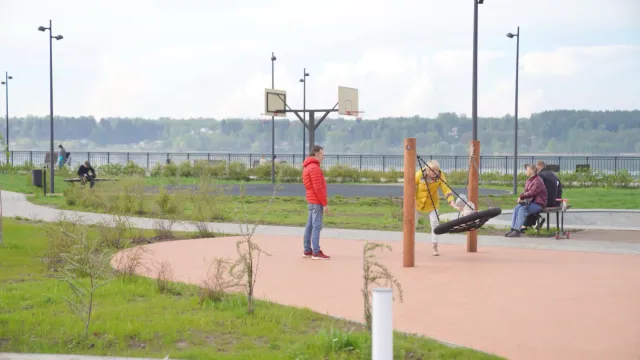 Заброшенную стрелку в Кинешме превратили в современную зону отдыха
