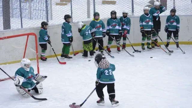 В Иванове провели открытую детскую тренировку по хоккею