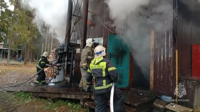 В Заволжском районе ликвидировали возгорание в котельной базы отдыха