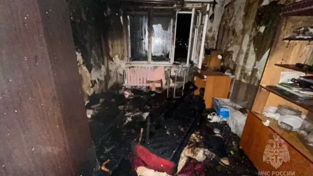 В Иванове во время серьезного пожара из пятиэтажки эвакуировали несколько человек
