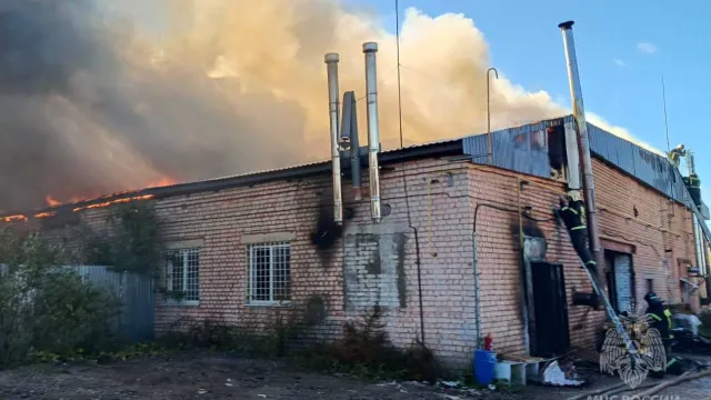 В Родниках произошел грандиозный пожар