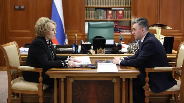 Станислав Воскресенский встретился со спикером СФ РФ Валентиной Матвиенко