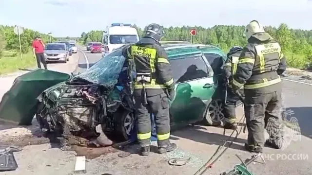 Под Палехом спасатели вырезали труп водителя из машины