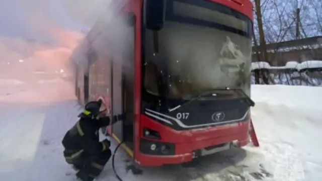 В ивановском депо сгорел второй троллейбус подряд