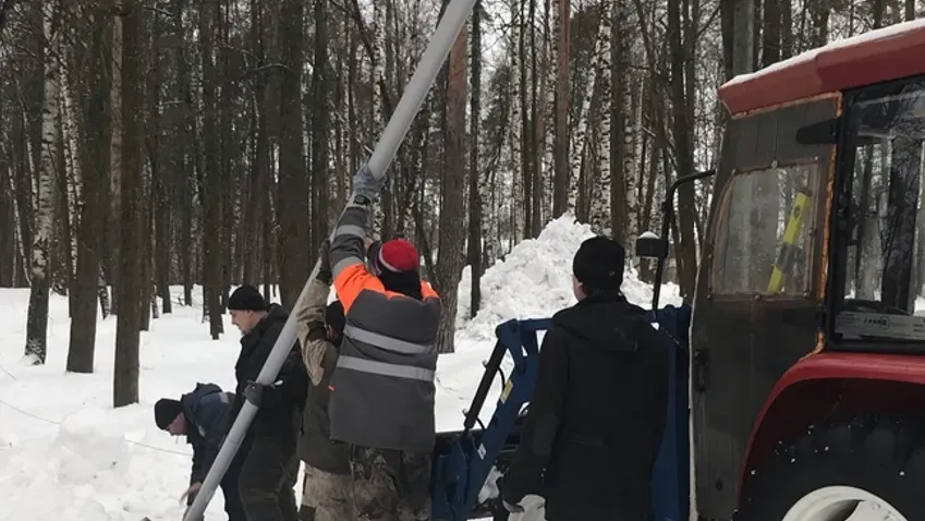 В Иванове рабочие приступили к 1 этапу благоустройства лесной аллеи в парке Степанова