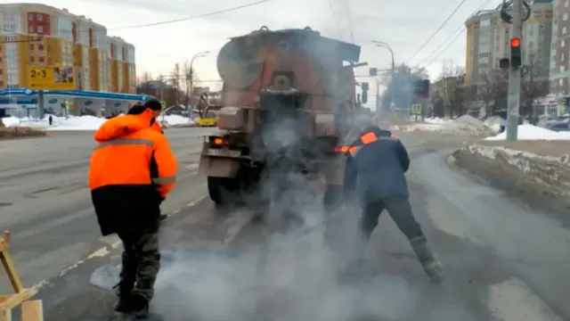 В Иванове увеличен объем ремонта дорог литым асфальтом