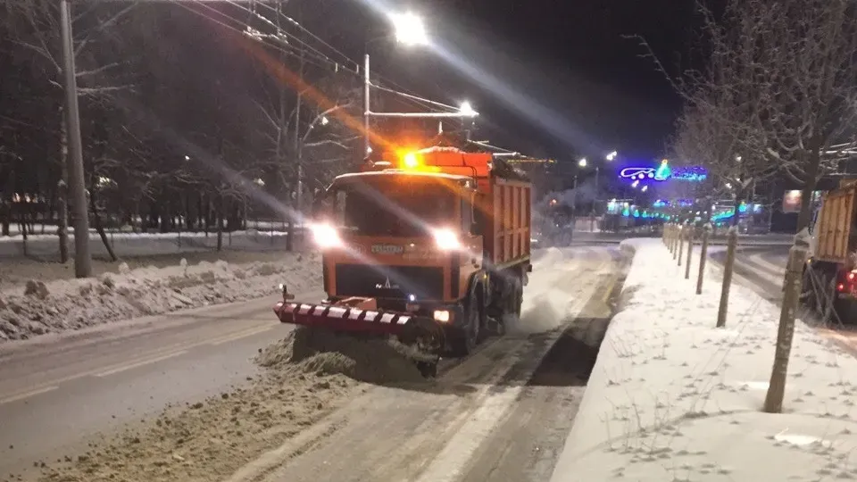 Минувшей ночью из Иванова вывезли 2298 кубометров снега