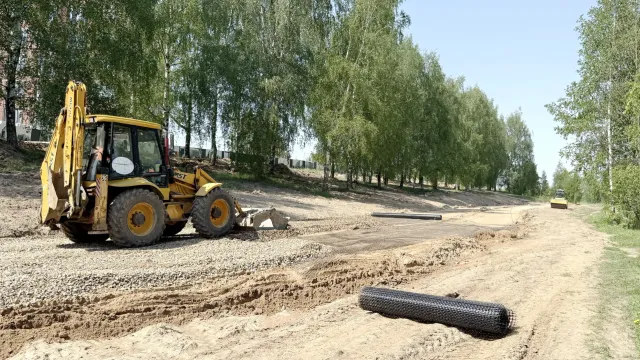 В Иванове началось благоустройство набережной в микрорайоне Видный