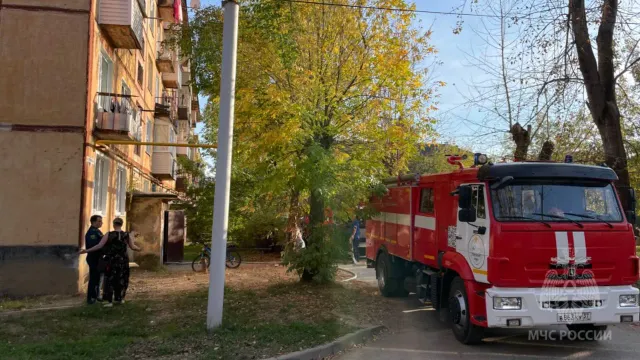 В Тейкове квартира сгорела из-за провода