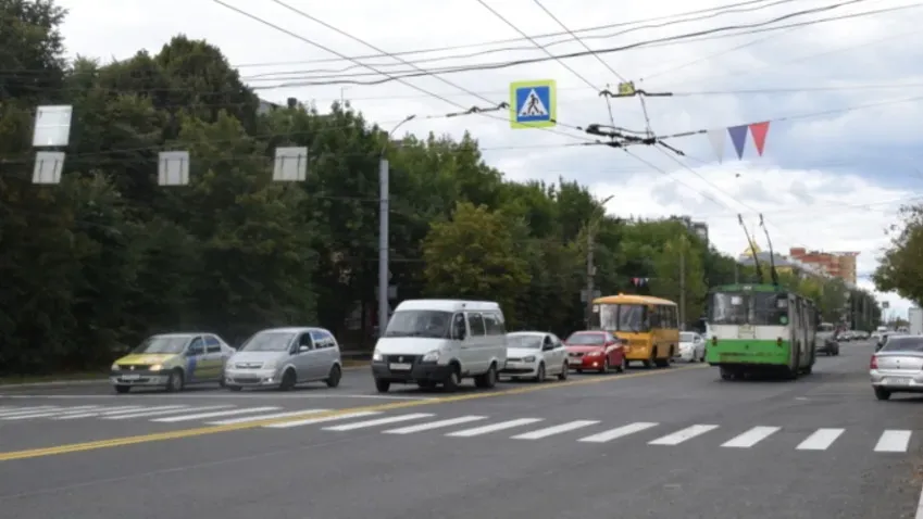 В Иванове на пр. Шереметевский появилась новая дорожная разметка