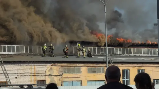 В Иванове люди в панике от грандиозного пожара