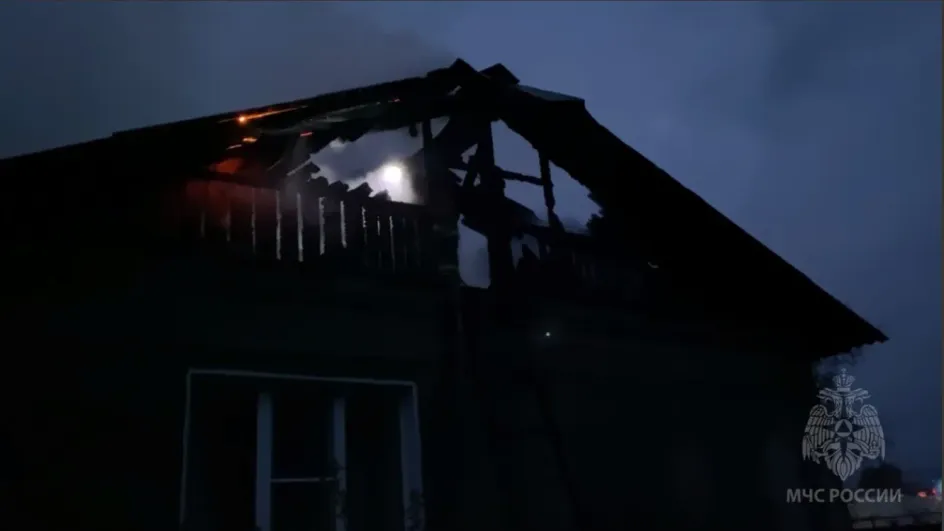На пожаре в Тейкове пострадала 52-летняя женщина