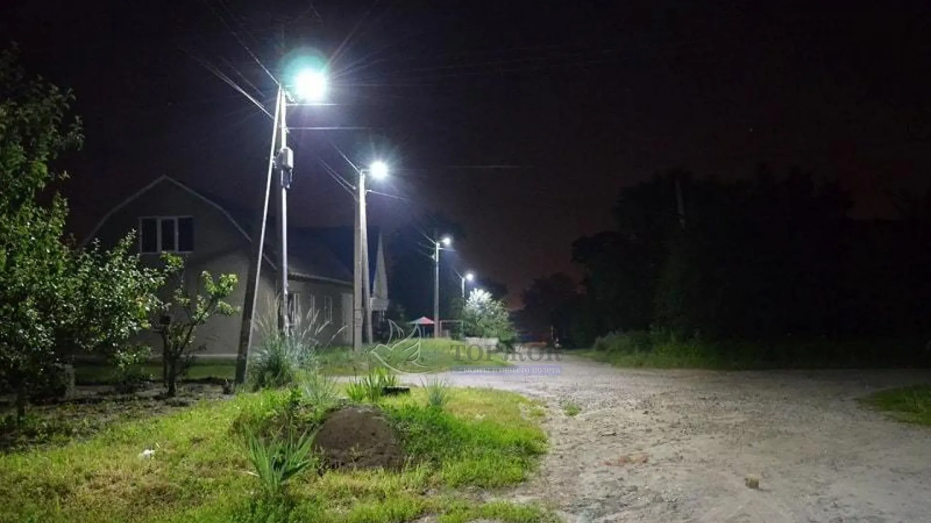 В Гаврилово-Посадском районе осветили смертельно опасную дорогу