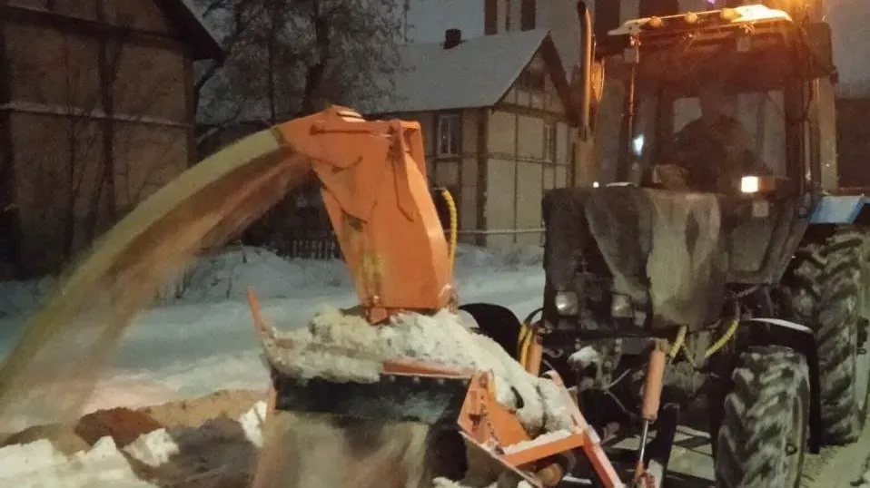 В Иванове продолжается вывоз снега с территории города