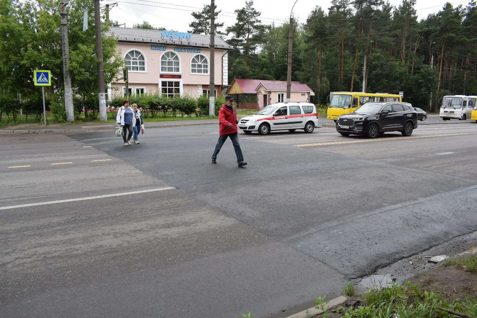 В областном центре обустраивают искусственные дорожные неровности