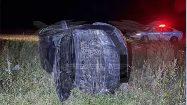В Тейковском районе пьяный мужчина на иномарке улетел в кювет