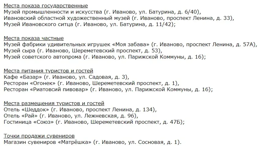 В Иванове названы обладатели знака «Золотой стандарт культуры гостеприимства»