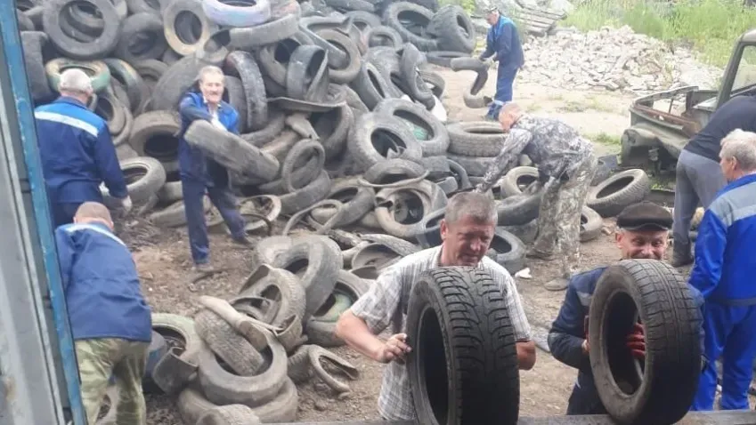 В Кинешме собрали 20 тонн покрышек и отправили на утилизацию в Подмосковье